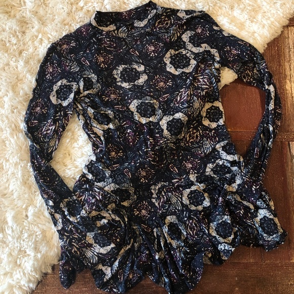 Free People | Annabelle Open Back Mock Neck Tunic - Picture 2 of 8